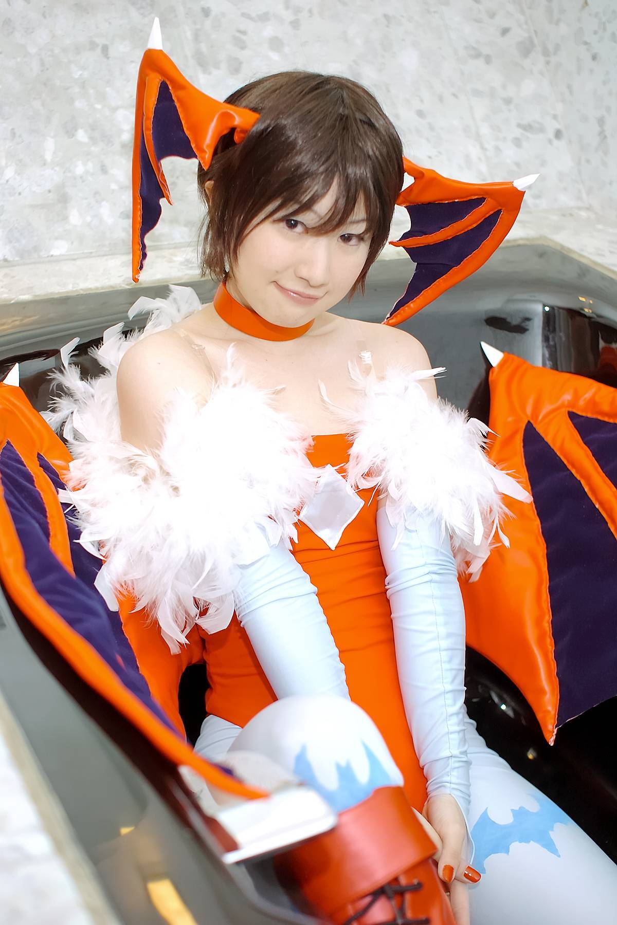 [Cosplay] 2013.04.08 Hot Lilith and Morrigan sexy Cosplay